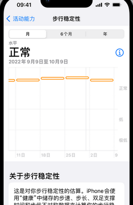 可克达拉iPhone手机维修如何在iPhone开启'步行稳定性通知'